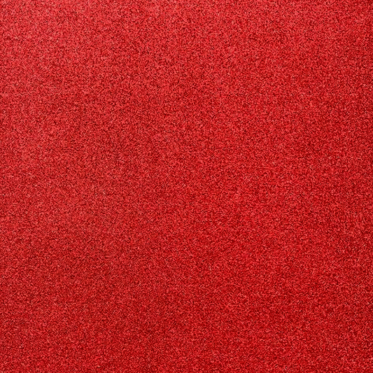 Red 12x12 Glitter Cardstock | Crafting Materials - Makerly NZ